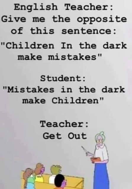 English Teacher vs Student