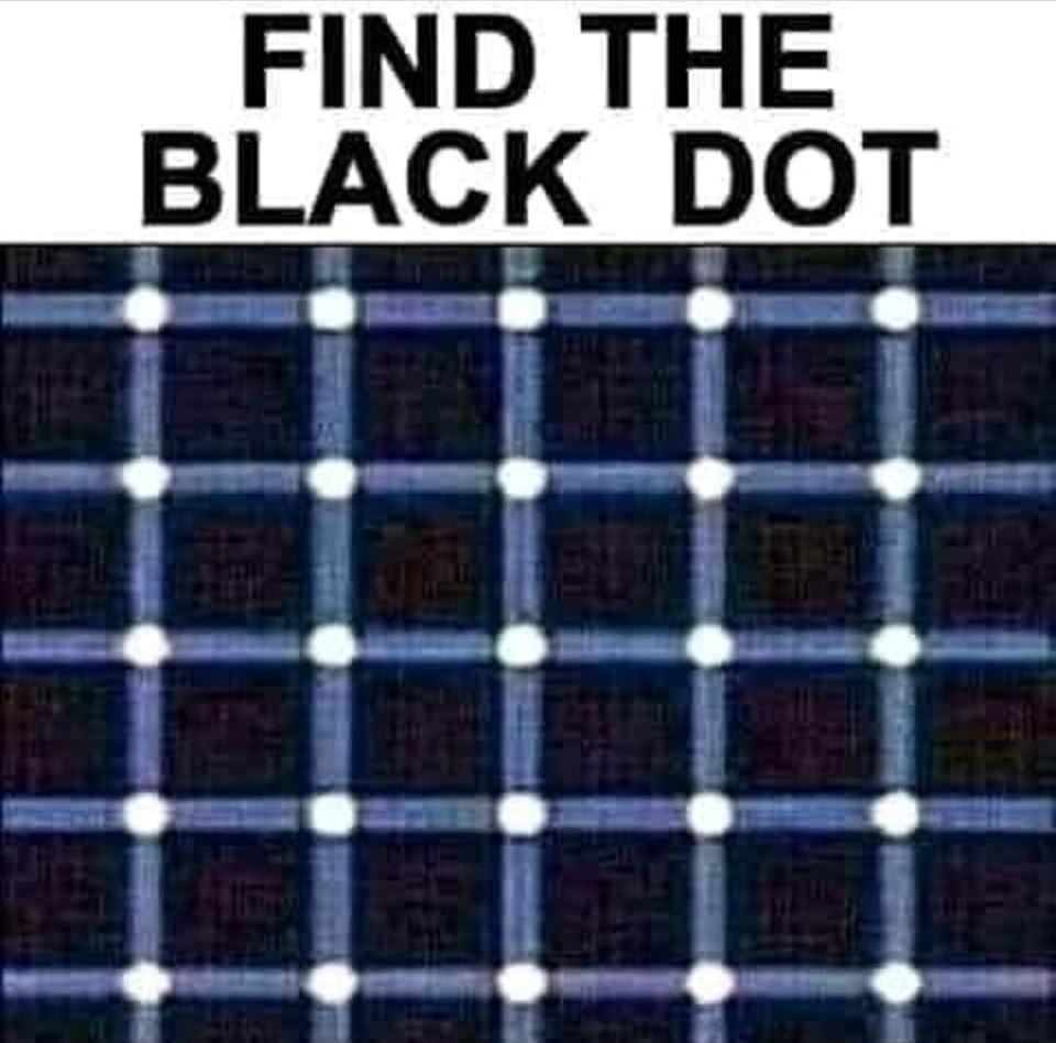 Find the black dot